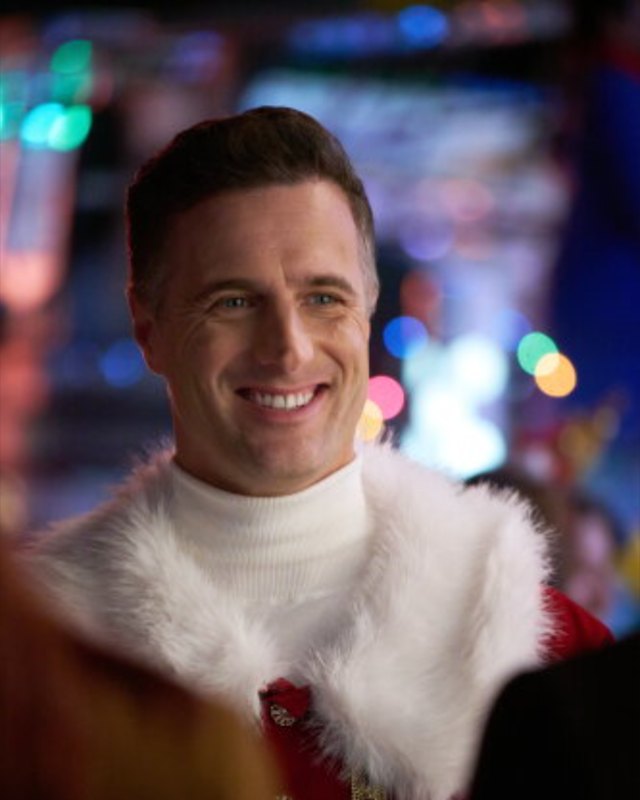 Taylor in the santa suit, from Mr. & Mrs. Christmas